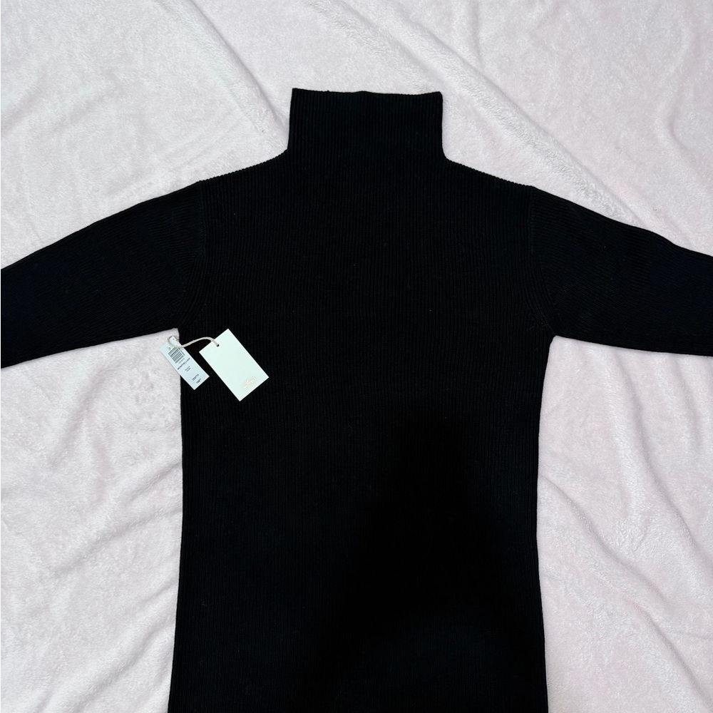 Aritzia Black Turtleneck Sweater NWT 2XS